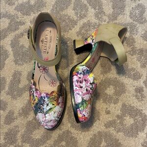 L'Artiste By Spring Step Women's Floramaria Mary Jane Heels Size 38 EU/ 7.5-8 US